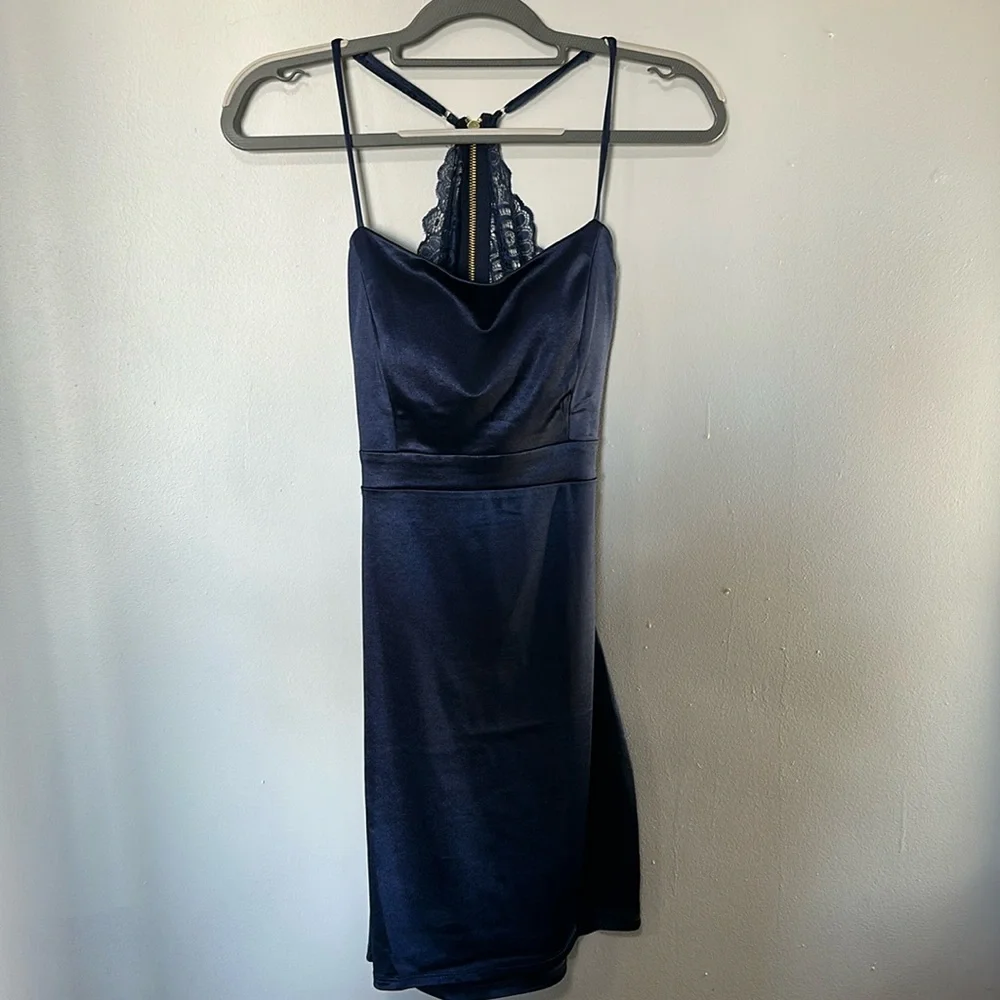 Navy emerald Sundae dress size meeting - Picture 1 of 3